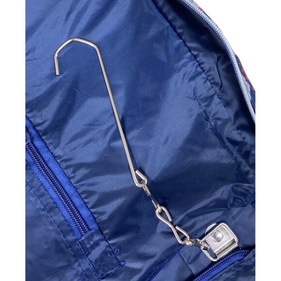 Aztec Print Fabric Garment Bag With Metal Hanger Travel Organizer With Multiple - Picture 4 of 5